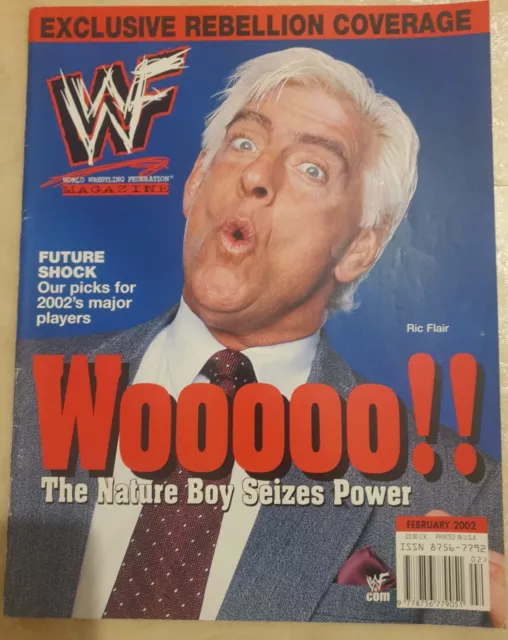 WWF WWE Magazine February 2002 Wrestling WCW