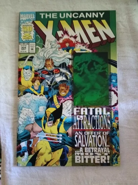 Uncanny X-Men (Vol 1) # 304 Near Mint (NM) Marvel Comics Hologram Cover