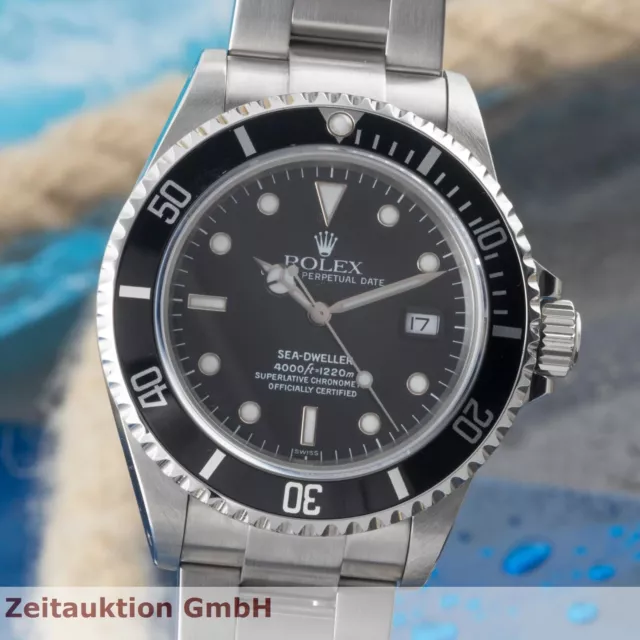 Rolex Sea-Dweller 4000 Oyster Edelstahl Automatik Herrenuhr Ref. 16600 A-Serie