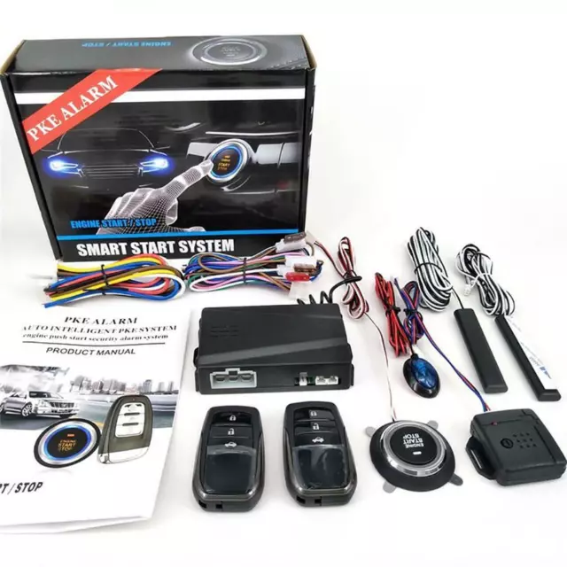 SUV Car Alarm Remote Start Keyless Vehicle Security System Engine Starter DC12V