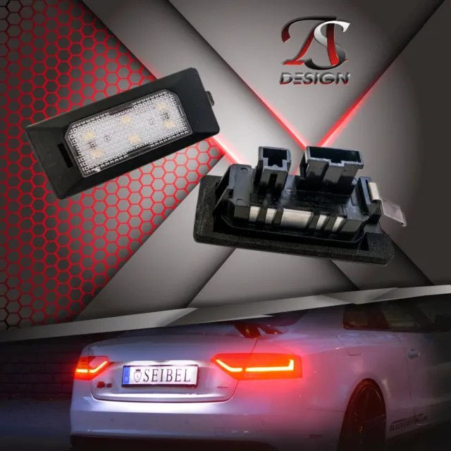 Premium LED Kennzeichenbeleuchtung für Seat Ibiza V ST 6J8 Xenon Weiss