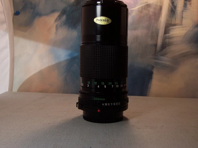canon téléobjectif 200mm F4  pour canon F-D