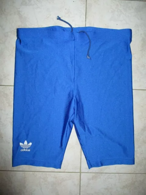 Sous Short ADIDAS vintage cuissard nylon polyamide années 90 Trefoil F 48 L