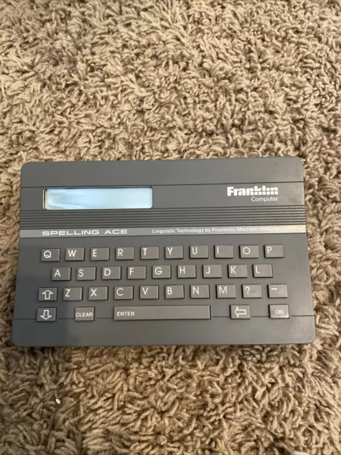 Franklin Computer Spelling Ace SA-98 English Spell Checker RR