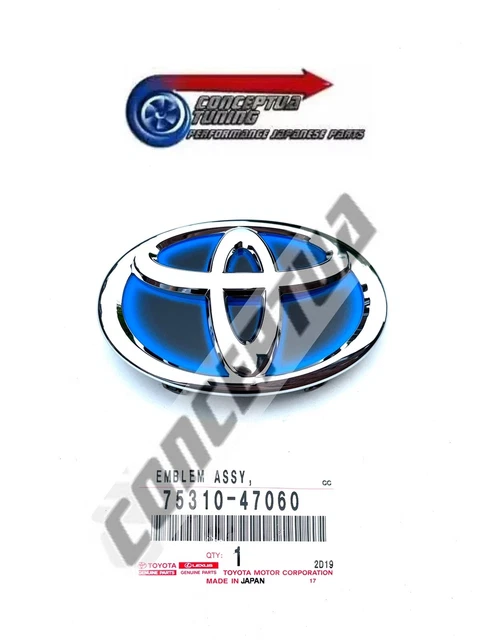 Toyota New Genuine Front Grille Emblem 16-19 Prius 15-18 Avalon 75310-47060 Toyota New Genuine Front Grille Emblem 16-19 Prius 15-18 Avalon 75310-47060
