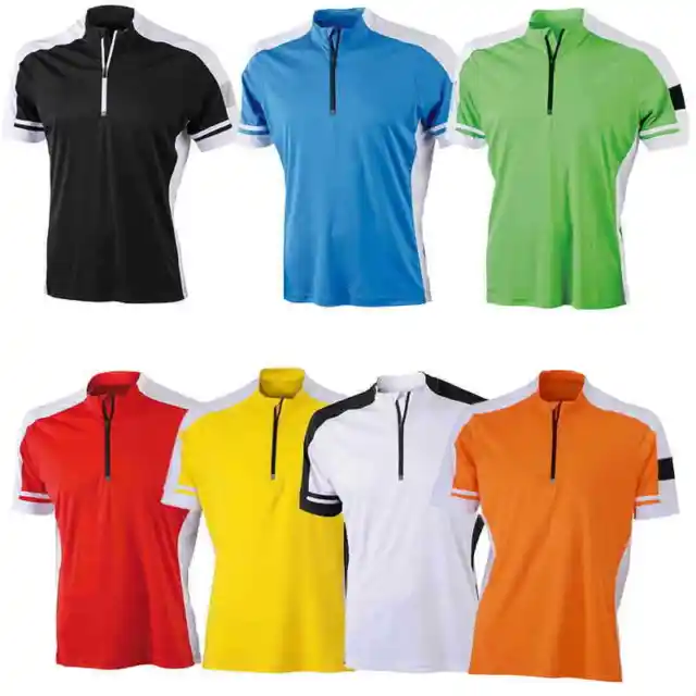 Herren Bikeshirt/ Fahrradtrikot/ Radtrikot S - 3XL - viele Farben, TOP-Qualität