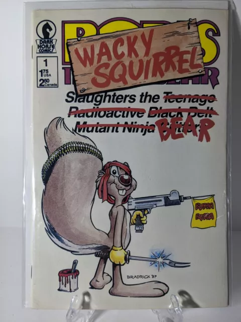 Wacky Squirrel #1 (1987), Dark Horse Comics, 12 PICTURES, Parody, Combined Ship