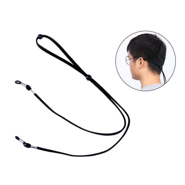 Gafas de cuero cuerda antideslizante decoración soporte para gafas cuerda para mujer dama