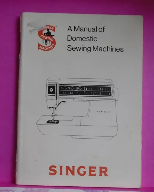 Vintage Singer Booklet Ein Handbuch für Haushaltsnähmaschinen