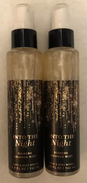 2 ~ Neuf Bath & Body Works dans Le Nuit Diamant Brillance Parfum Brume Corps