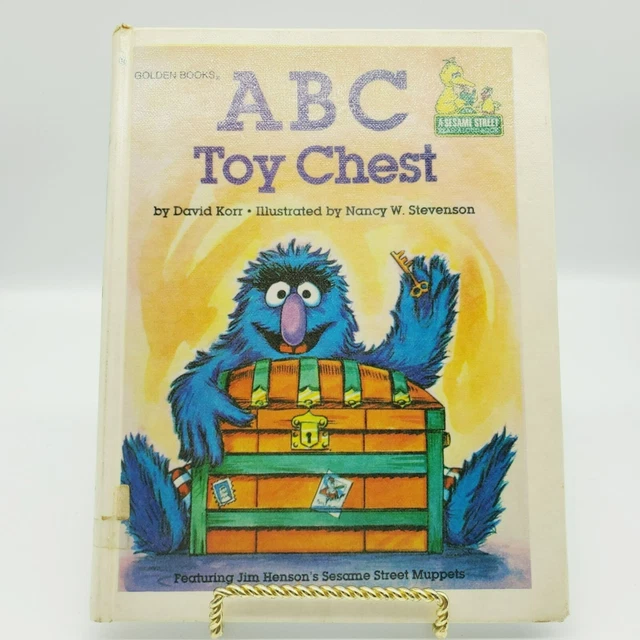 1981 ABC TOY Chest by David Korr Golden Books A Sesame Street Ex