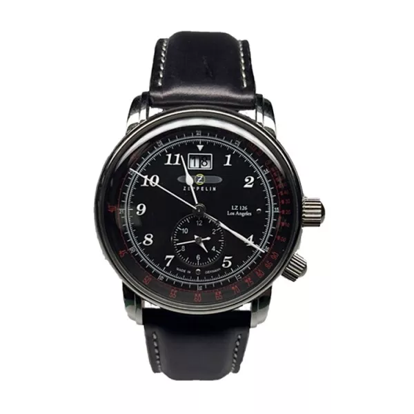 Zeppelin LZ126 Los Angeles 8644-2 Orologio Stile Vintage con secondo fuso orario