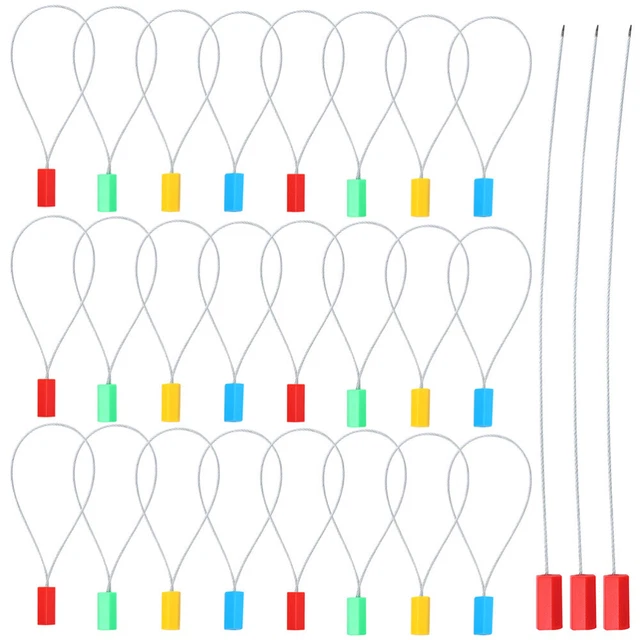 100 Pcs Selbstsicherndes Kabel Plombe Aus Stahldraht Anti-Fälschung