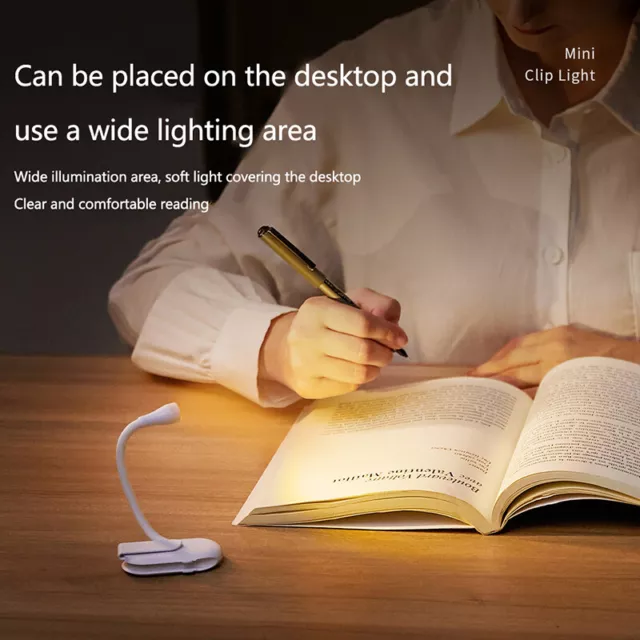 Buchlicht --Lesen für Bücher im Bett --LED --Buch Nachtlampe wiederaufladbar  Sg