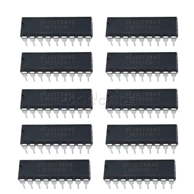 10PCS Original LM3916N-1 LM3916N-1/NOPB LED Display Driver IC NSC DIP-18 New