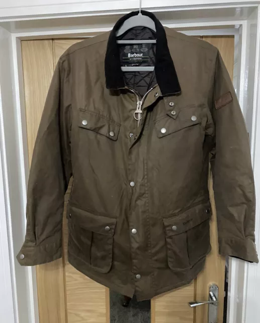 BARBOUR B.INTL DUKE wax jacket MWX0337BR31 SIZE L £75.00 - PicClick UK