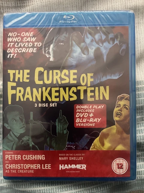 THE CURSE OF Frankenstein (Blu-ray) Hammer Horror Peter Cushing ...