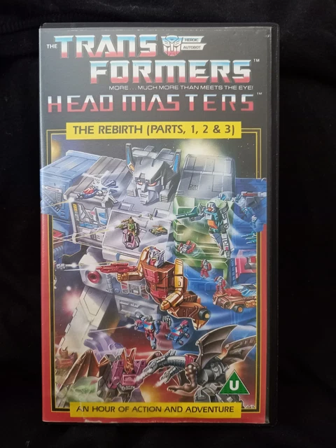 TRANSFORMERS HEADMASTERS VIDEO, The Rebirth Parts 1, 2 and 3 VHS , 1988 ...
