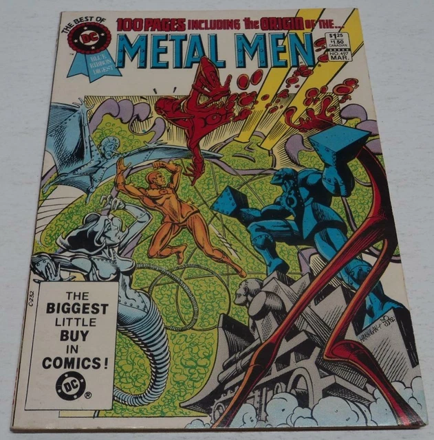 BEST OF DC #34 BLUE RIBBON DIGEST (1983) Origin of the METAL MEN (FN+) RARE