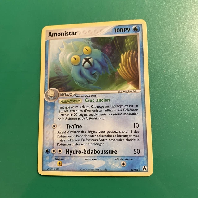 CARTE POKEMON & AMONISTAR 