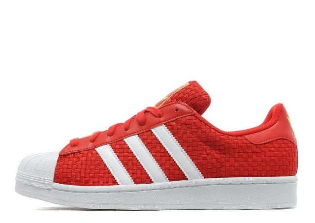 ADIDAS ORIGINALS SUPERSTAR Weave Men's Trainers Red/Gold Size.UK-12 --  S80551 59.99 - PicClick UK