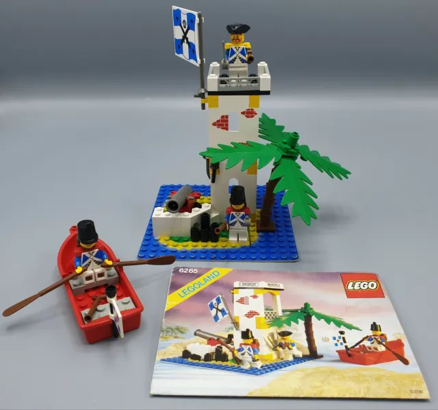 LEGO PIRATES 6265 Sabre Island vintage completo di istruzioni EUR