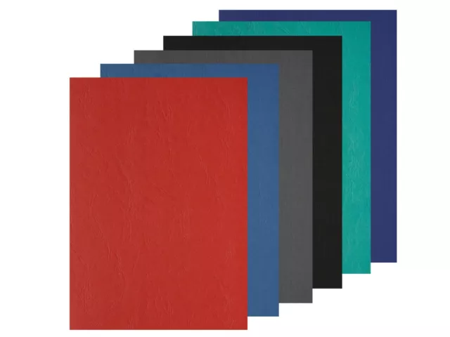 Deckblätter, Karton, Leder-/Leinenstruktur, DIN A4 - Alle Farben & Stärken