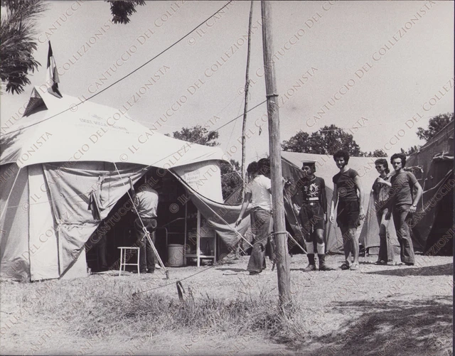 1974 LA SPEZIA Giovani Scouts Campo Aquila Rossa Croce Rossa CRI Fotografia 3