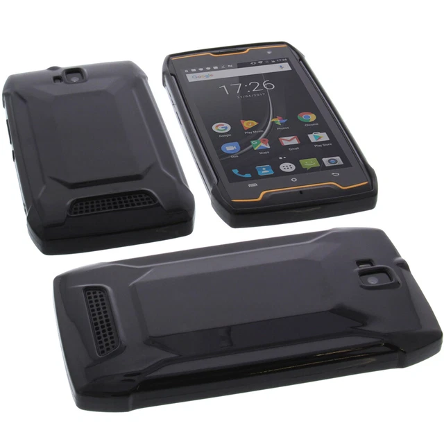 foto-kontor Custodia compatibile con cellulari Cubot Pocket cover in gomma TPU di colore nero