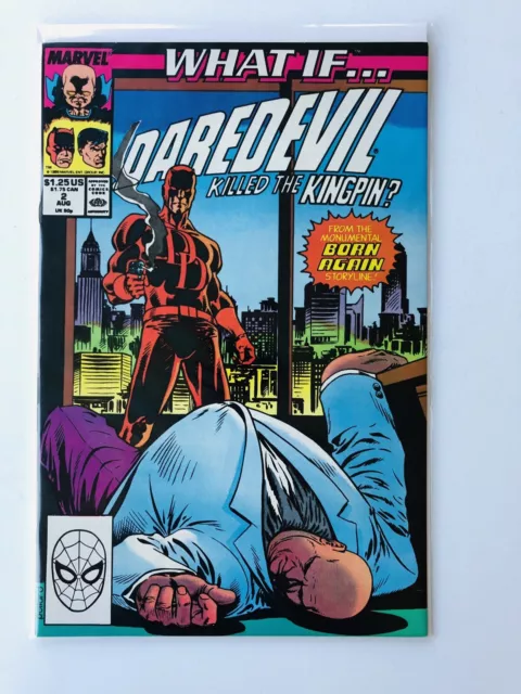 WHAT IF... #2  Aug 89  Daredevil Killed The Kingpin? - 2nd Series