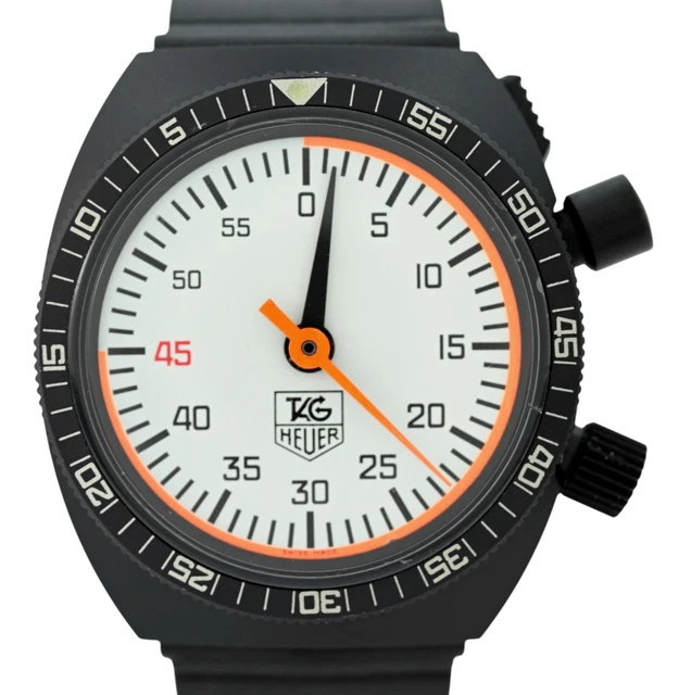 TAG HEUER STOPWATCH - super tack , box and paper work 804 