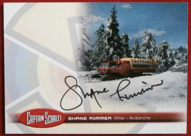 CAPTAIN SCARLET - Shane Rimmer - Hand-Signed Autograph Card - LIMITED EDITION