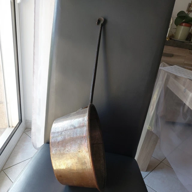 Casseroles en cuivre vintage : lot de 5, fabriquées en France