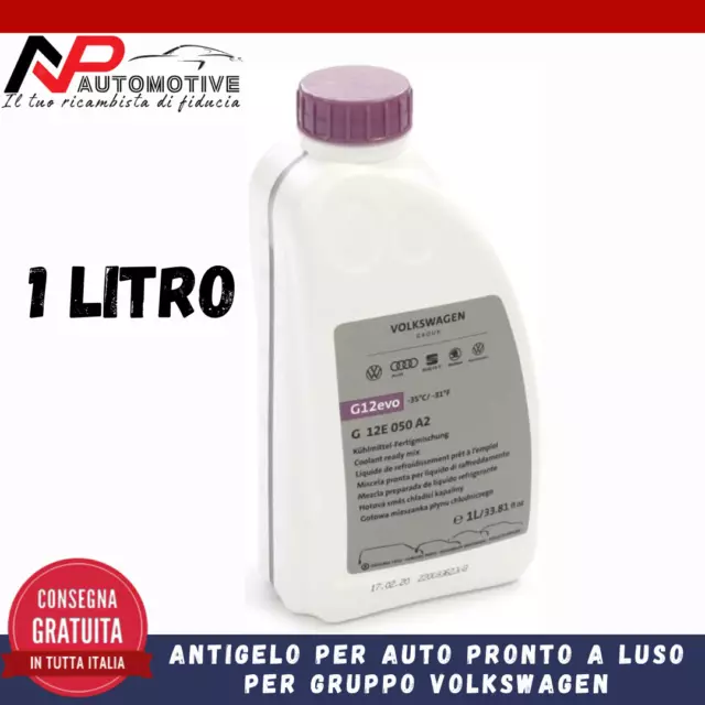 1L Antigelo Radiatore Originale VW AUDI SEAT SKODA G12Evo Diluito G12E050A2 LT