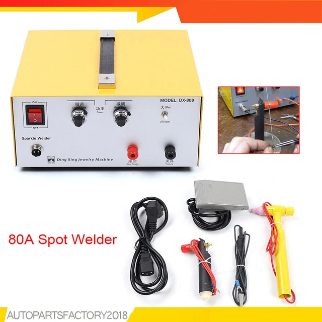 400W Pulse Sparkle Spot Welder Platinum Gold Silver Jewelry Welding Tool Machine