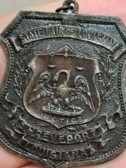 Antique Louisiana State Fair Medal Rare