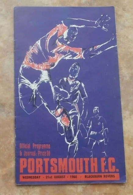 1968-69 Portsmouth  v Blackburn Rovers  -  Division Two