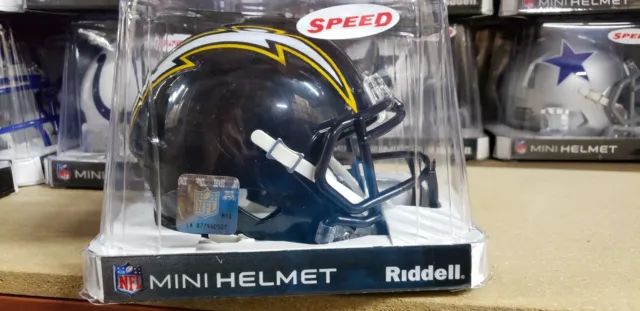 San Diego Chargers Blue Mask Speed Throwback Mini Helmet Riddell New In Box