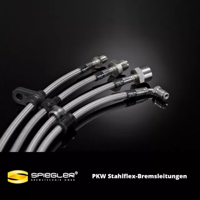 SPIEGLER PKW Stahlflex-Bremsleitung für Nissan, Datsun 100 A E10, BLF10, F-II 1.