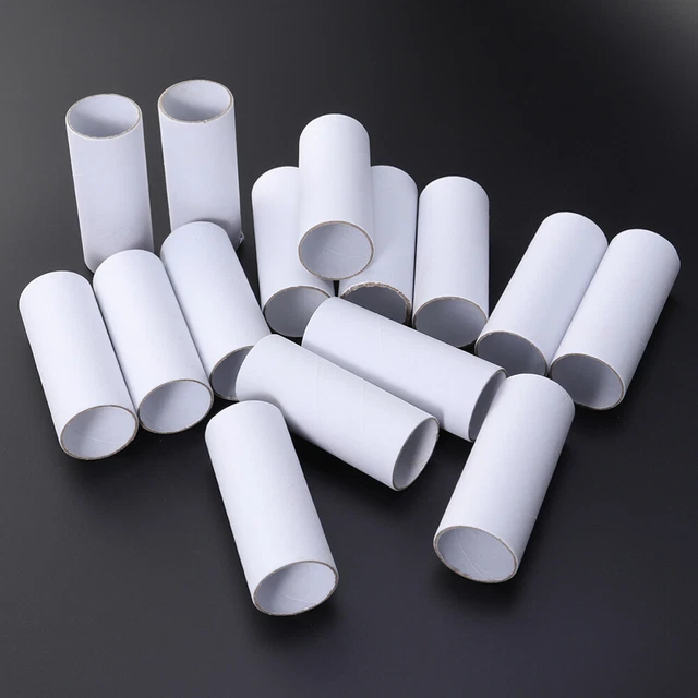 30 PIEZAS tubo de cartón redondo juguete infantil papel kraft niño pequeño