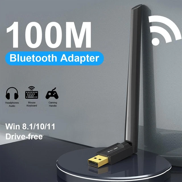 NEW USB Bluetooth 5.1/5.3 Adapter 100M Long Range Bluetooth EDR US For PC R0B2