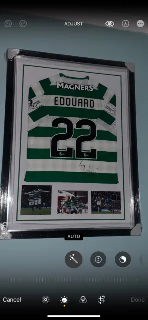 Signed Treble Treble Celtic Shirt - Edouard 22