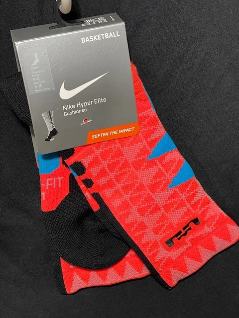 NIKE ELITE Basketball Crew Socks SX5067-671 M Kobe NBA Lebron LJ KD BIN 8 Medium NIKE ELITE Basketball Crew Socks SX5067-671 M Kobe NBA Lebron LJ KD BIN 8 Medium
