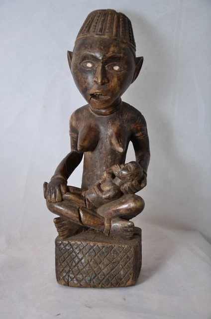 African Tribal Art,maternity kongo statue from bakongo