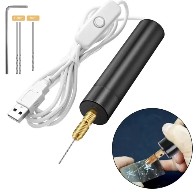 Ergonomic Design Electric Drill Pen for Precision Crafting and Engraving