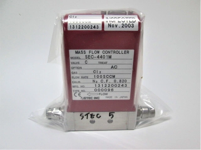 HORIBA STEC mass flow controller SEC-4401m