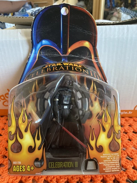 Star Wars REvenge Of The Sith Celebration 3 Darth Vader figure With Voice