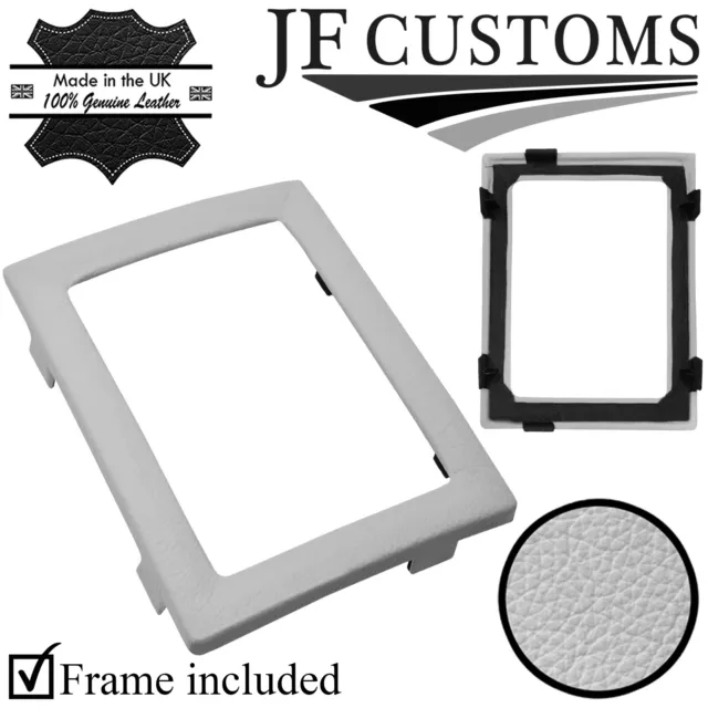 White Italian Leather Gear Surround Cover + Frame For Dodge Journey 08-11