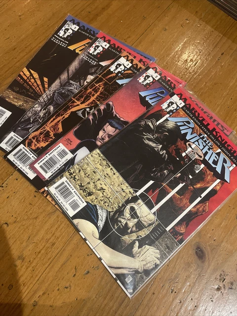 THE PUNISHER  1 to 5 - GARTH ENNIS -  2001  SERIES    - MARVEL KNIGHTS SERIES