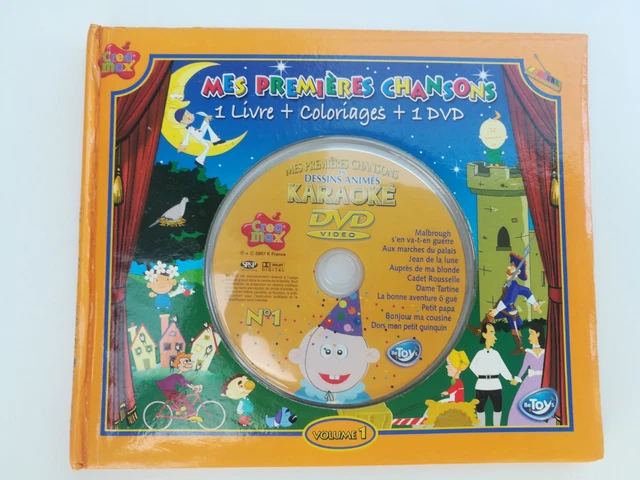MES PREMIÈRES CHANSONS livre + dvd + coloriage collectif volume 1 EUR ...